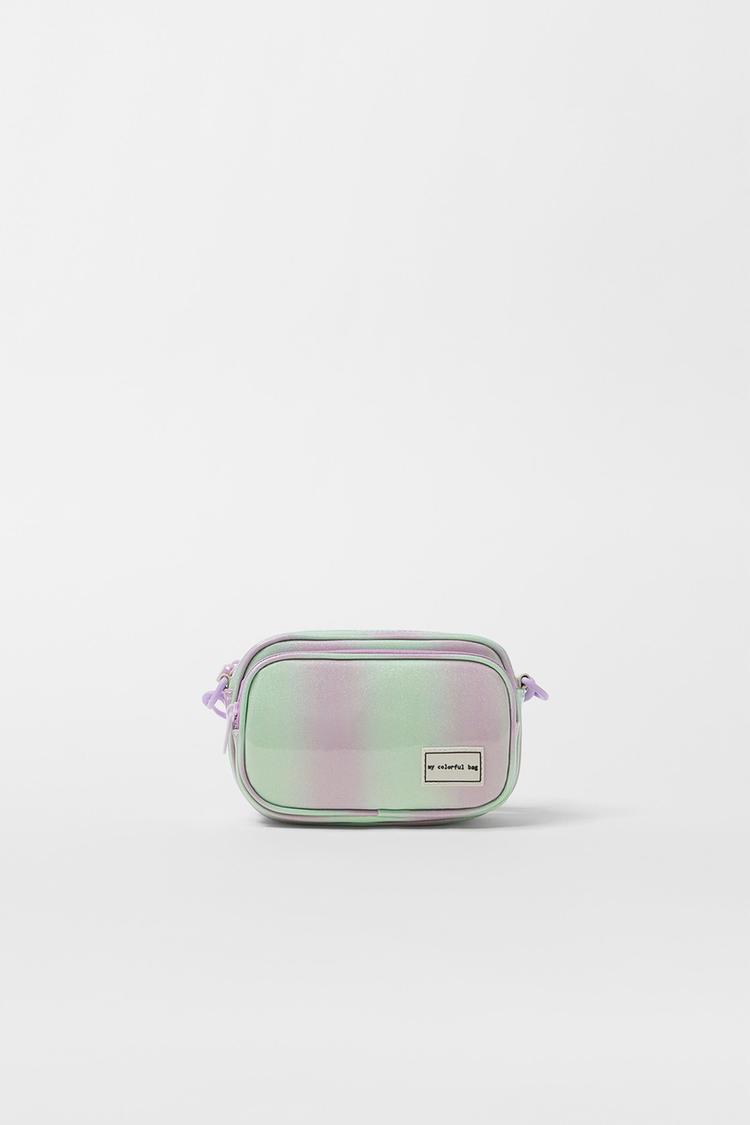 Vinyl crossbody bag zara sales